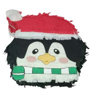 Piñata pingouin de Noël 