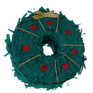 Piñata couronne de Noël